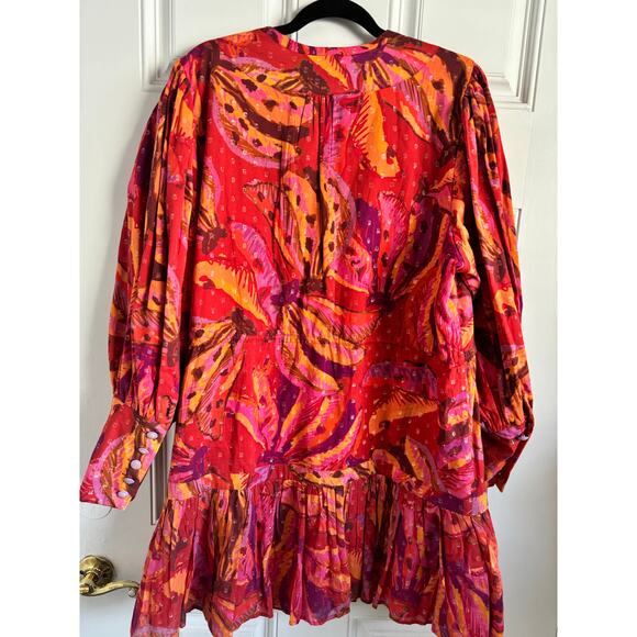 NWOT Farm Rio banana juice mini dress size XL - Picture 6 of 9